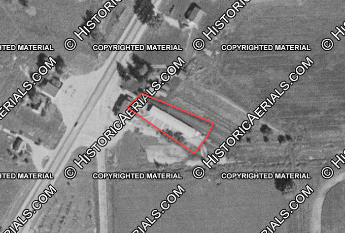 Casco Motel - 1956 Aerial (newer photo)